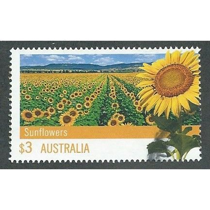 AUS 2012 $3.00 'FARMING - SUNFLOWERS' FINE USED (EBID36-391)