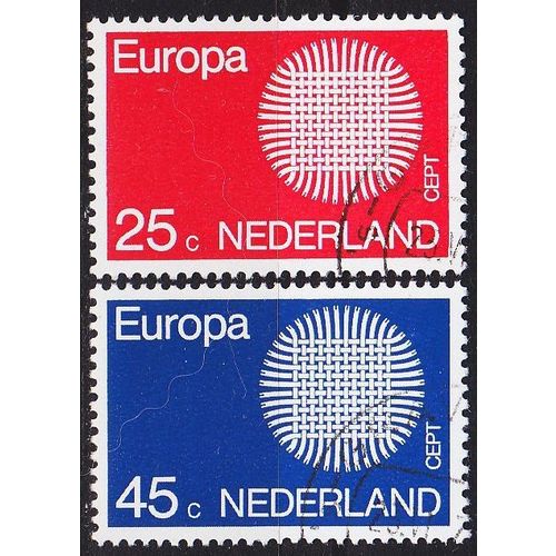 NIEDERLANDE NETHERLANDS [1970] MiNr 0942-43 ( O/used ) CEPT
