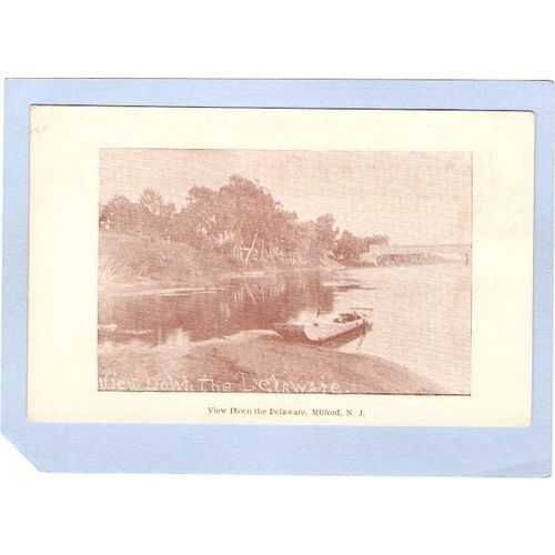 New Jersey Milford View Down The Delaware Photo Type View Delaware River w~1180