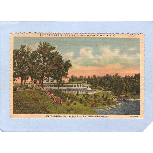 New Jersey Matawan Buttonwood Manor At Beautiful Lake Lefferts State Highw~1578