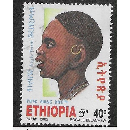 ETH 2005 40c 'HAIRSTYLES' FINE USED (EBID70-415)