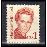 Used 2168 1c Margaret Mitchell Fine W1005