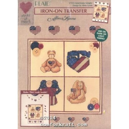 Americana Sampler 57315 Iron-On Transfer