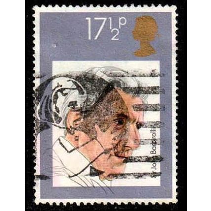 Great Britain 1980 Conductors 17 1/2p John Barbirolli Used Stamp