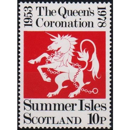 Summer Isles. 1978 10p Unmounted Mint