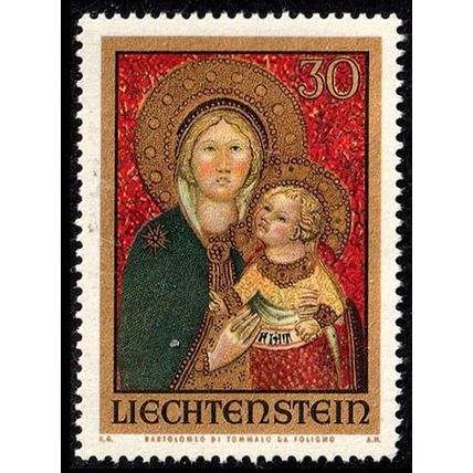 Liechtenstein 1973 Christmas 30Rp MNH Stamp