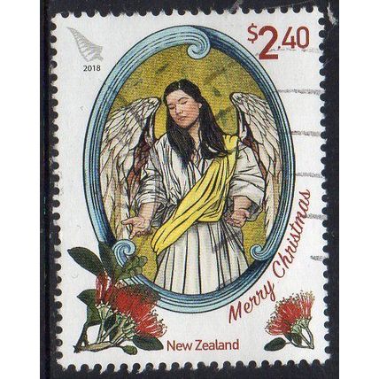 New Zealand 2018 Christmas - Angel $2.40 Used