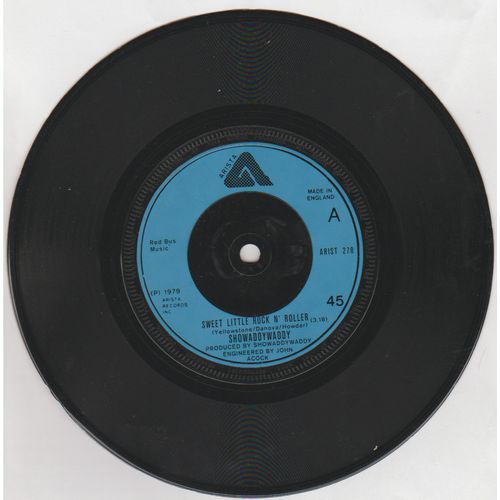 Sweet Little Rock n Roller 1979 Showaddywaddy on Arista label