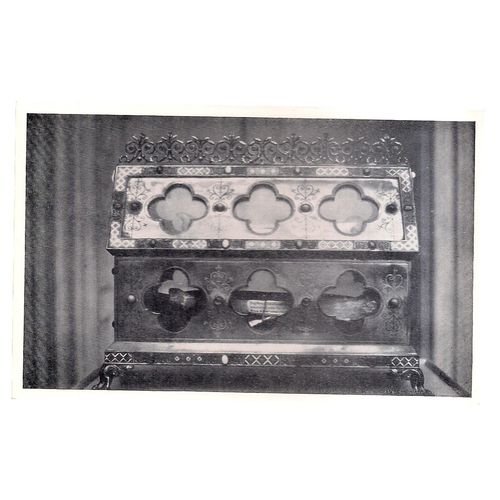 English Franciscan Martyrs RELIQUARY AT GOODINGS vintage unused postcard =
