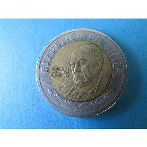 2000 REPUBLICA DE CHILE FIVE HUNDRED PESOS FREE POST. AK