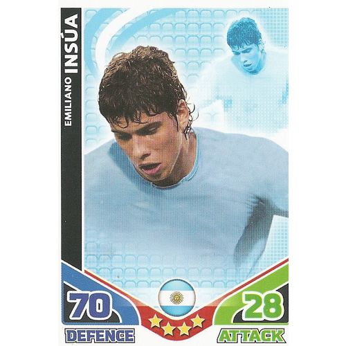 Match Attax - World Cup 2010: Argentina - Defender, Insúa