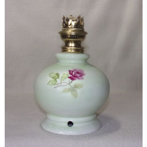Lefton Replacement Green Heritage electric lamp BOTTOM ONLY 5242 pink rose
