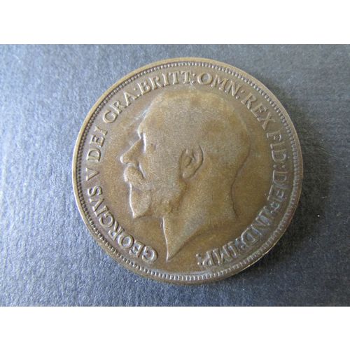 1914 GEORGE V ONE PENNY FREE POST. AAZ