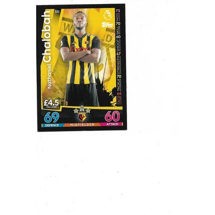 Match Attax 2018/19 321 Nathaniel Chalobah Watford