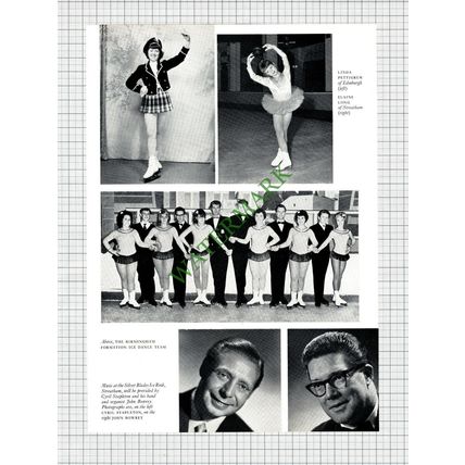 Linda Pettigrew Elaine Long Streatham Ice Rink Cyril Stapleton John Bowrey -1962