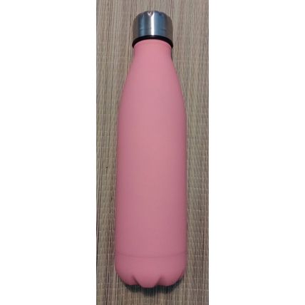 Pink Drinks Bottle 500ml Vacuum Flask Insulated Stainless Steel Solocil