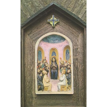 3rd Glorious Mystery Descent Of The Apostles Christian Kent Postcard