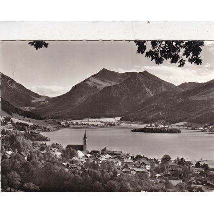 Schliersee Bayer Germany Real Photograph postcard posted 1972 corner crease