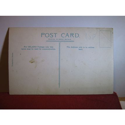 PEVERIL CASTLE, CASTLETON, DERBYSHIRE unused antique postcard =