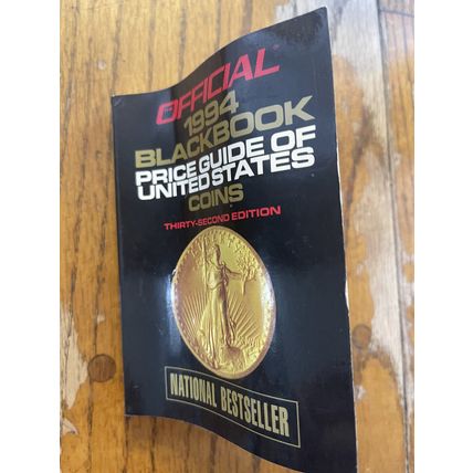 Official 1994 BlackBook Price Guide of United States Coins 32nd Edition Collect