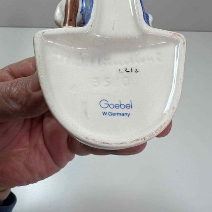 Goebel Hummel Holy Water Font Good Shepard Germany Vintage signed Catholic Jesus