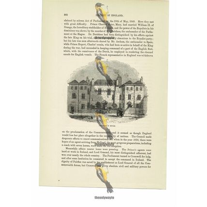 Cromwell's House, Hundington, Book Illustration (Print), c1870