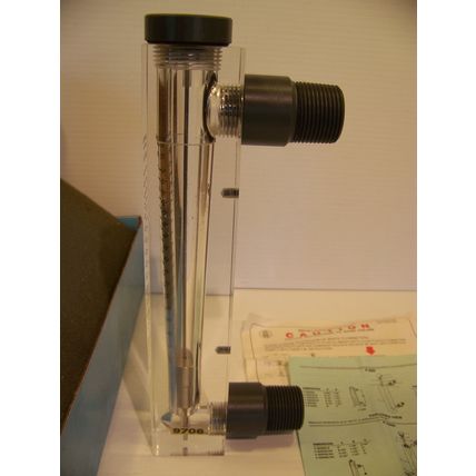 BLUE WHITE INDUSTRIES FLOWMETER F-51017L 9706