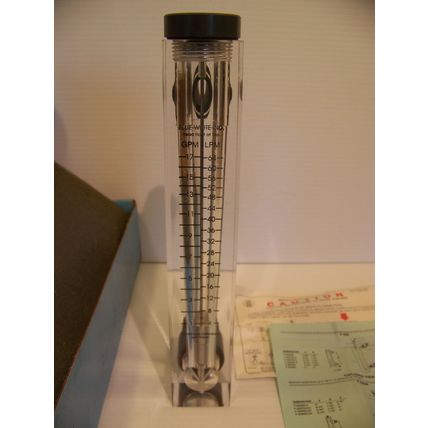BLUE WHITE INDUSTRIES FLOWMETER F-51017L 9706