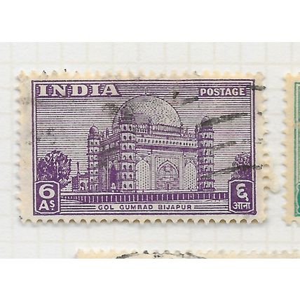 INDIA 1949 BUILDING GOL GUMBAD BIJAPUR 8a EIGHT ANNAS SG317 317 SG