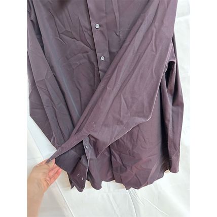 Concepts by Claiborne Men's Plum Purple Dress Shirt Size 17 Long Sleeve