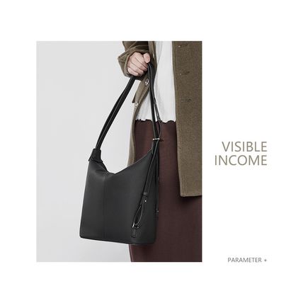 Genuine Leather Women Purses and Handbags Black