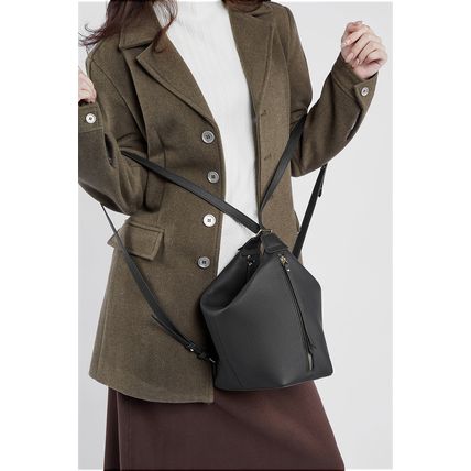 Genuine Leather Women Purses and Handbags Black
