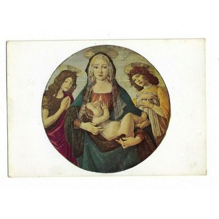 Art Postcard, Botticelli, The Virgin And Child, National Gallery.