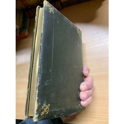 1877 "THE CHRISTIAN YEAR" THOUGHTS IN VERSE JOHN KEBLE LEATHER ANTIQUE BOOK (P5)