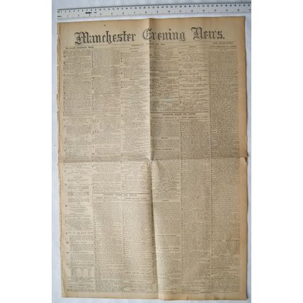 1912 original Manchester Evening News No. 13,539