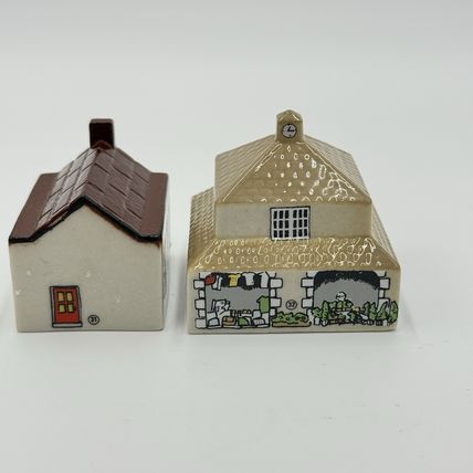 Wade England Whimsey On the Why River Fire Station #31 #32 Market Hall Miniature