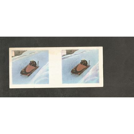 Weetabix 3D Cards 1960 Thrill #15 Bobsleigh