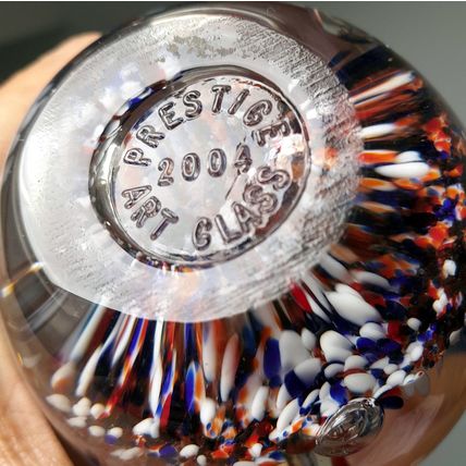 Prestige Glass Paperweight 2004