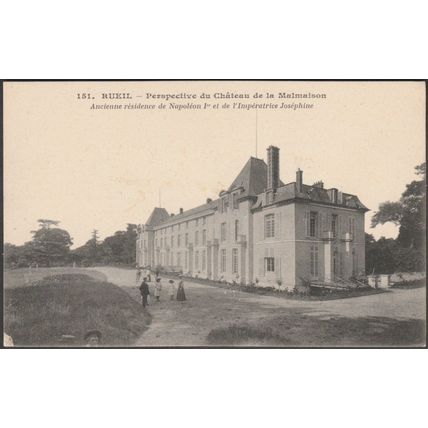 Perspective du Château de la Malmaison, Rueil, c.1910 - Ossart CPA