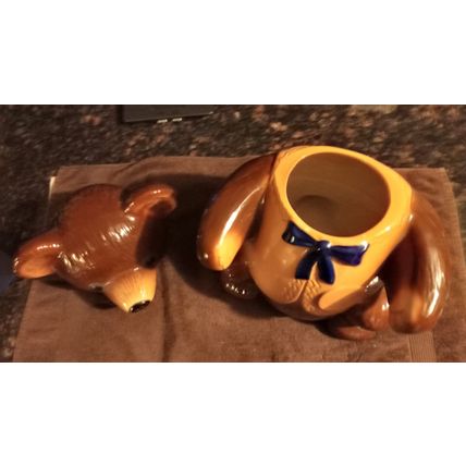 Old Vintage Original Cookie Jar Regal China Kraft T Bear 15" Tall 1982