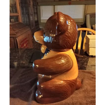 Old Vintage Original Cookie Jar Regal China Kraft T Bear 15" Tall 1982