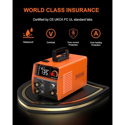 135A Flux Core MIG Welder, 110V 3-IN-1 Mig/Arc/Lift TIG Welding Machine with 1 L