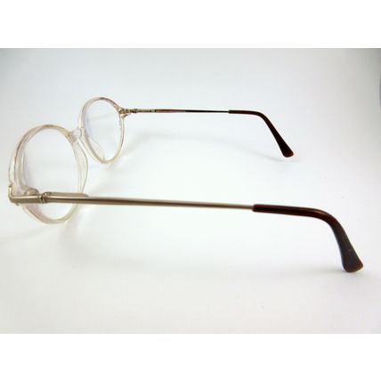Vintage 098 Gloria Vanderbilt Zyloware Eyeglass Frames Gold/Pink Flower Design