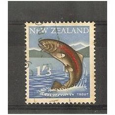SG792 1s 3d Rainbow Trout.Colours NOT chkd.Fine Used.nz