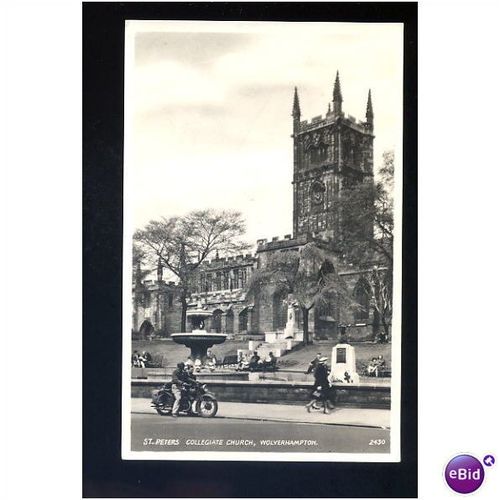Staffordshire WOLVERHAMPTON St Peter's Church Postcard by RA (2430)