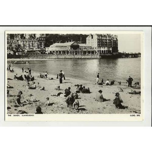 Wales LLANDUDNO Sands Postcard by Marimex (LLDO.593)