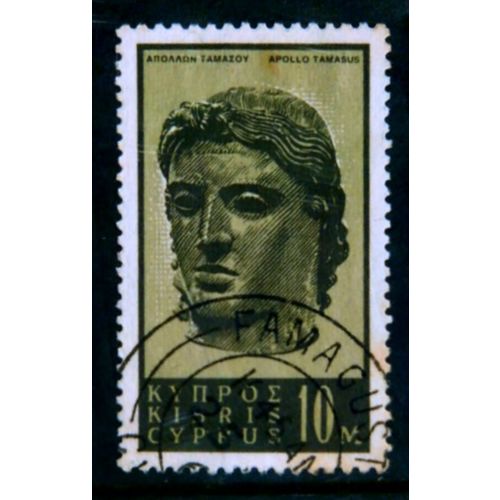 CYPRUS 1962 SG 213 10M HEAD OF APHRODITE FINE USED #