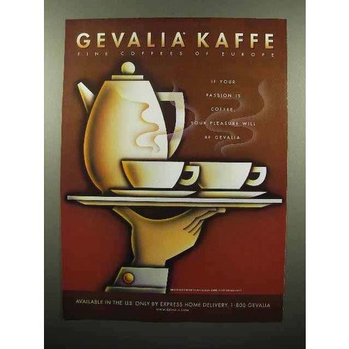 1997 Gevalia Coffee Ad - Your Pleasure Will Be