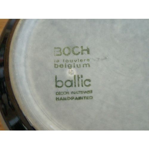 Grey & Blue Belgium Boch Ballic Bowl