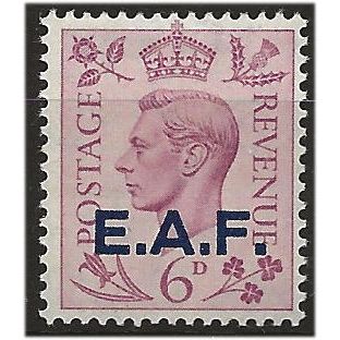 Somalia 1943 S6 6d Purple Mounted Mint . ..